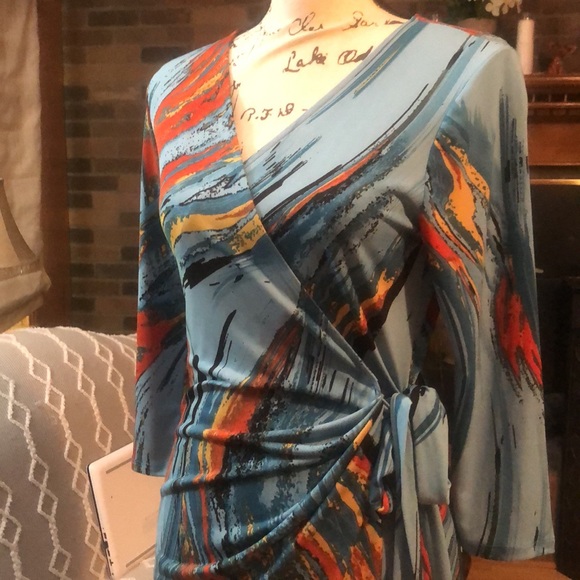 THE PERFECT FAUX WRAP DRESS - Picture 7 of 8